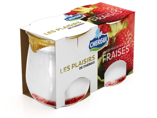 Image de Les plaisirs de CHERGUI au coulis de fraise - (2*125g)