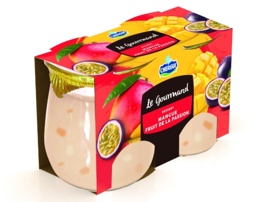 Image de Le Gourmand mangue/fruits de la passion (2*125g)