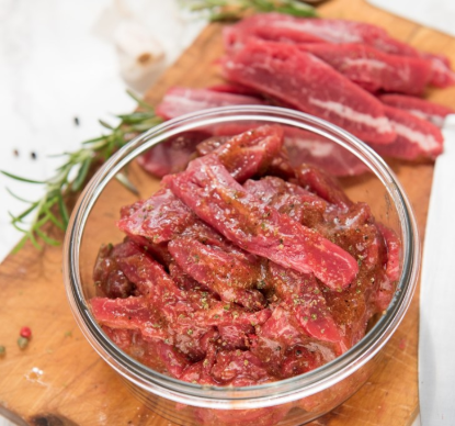 Image de Emincés de bœuf marinés - En persillade - (250g)