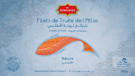 Image de Filet de truite fumée nature (300g)