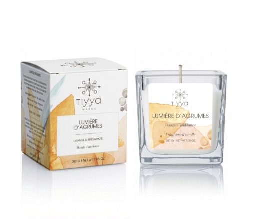 Image de Bougie d'ambiance  - Lumière d'Agrumes (200g)